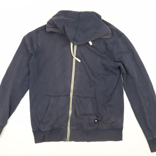 Jack & Jones Men's Blue XL Hooded Zip Jacket