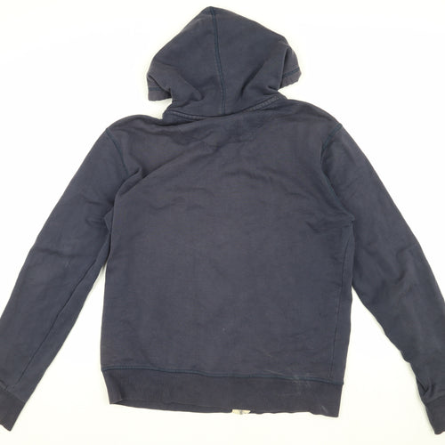 Jack & Jones Men's Blue XL Hooded Zip Jacket