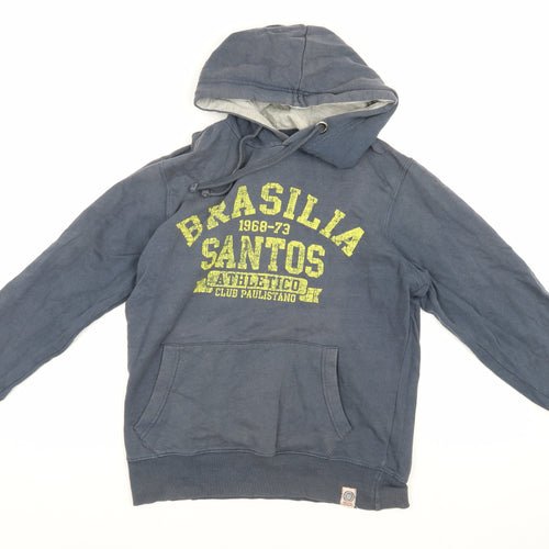Deluxe Laundry Men's Blue Graphic Hoodie S