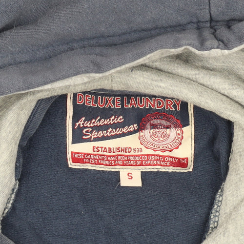 Deluxe Laundry Men's Blue Graphic Hoodie S