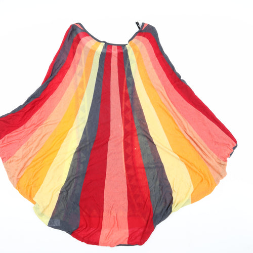 French Connection Women's Multicoloured Knit Cape M