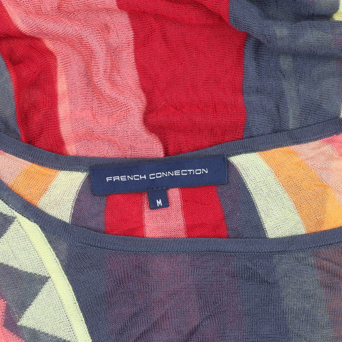 French Connection Women's Multicoloured Knit Cape M