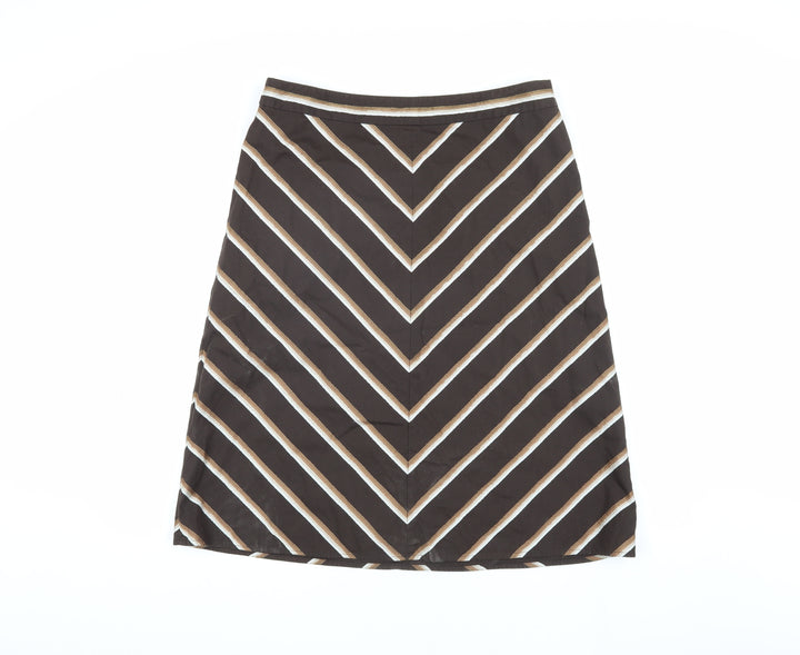Banana Republic Women's Brown A-Line Skirt Size 12
