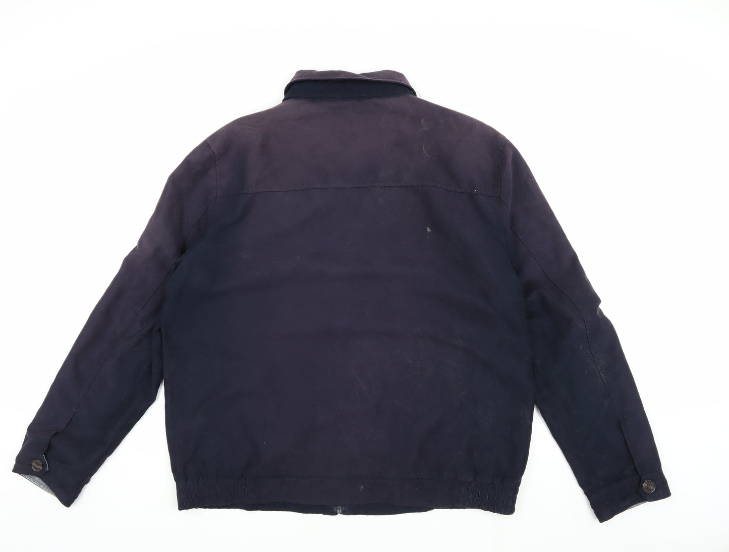 Atlantic Bay Men's Blue XL Basic Jacket with Zip