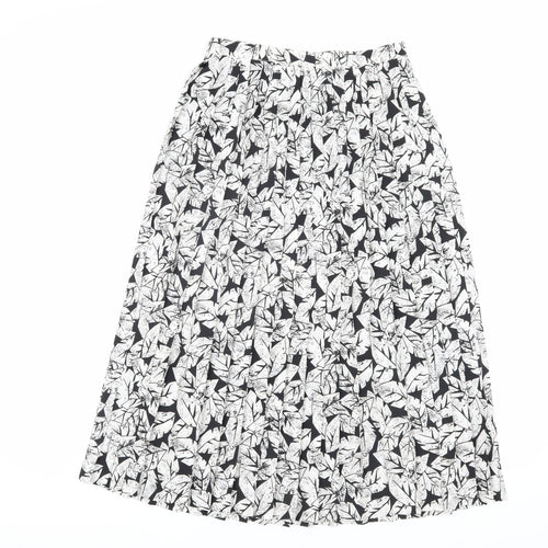 Eastex Women's Black Geometric Skirt Size 10