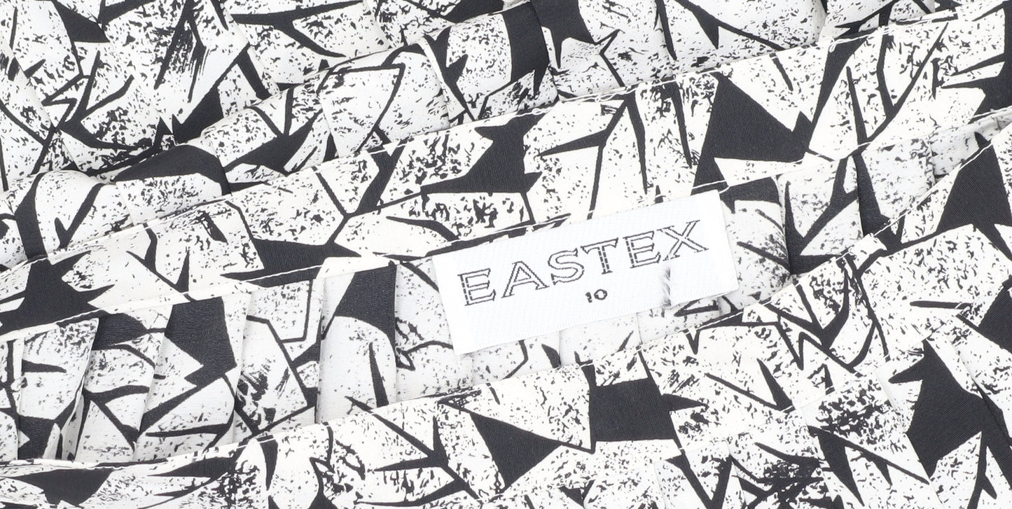 Eastex Women's Black Geometric Skirt Size 10