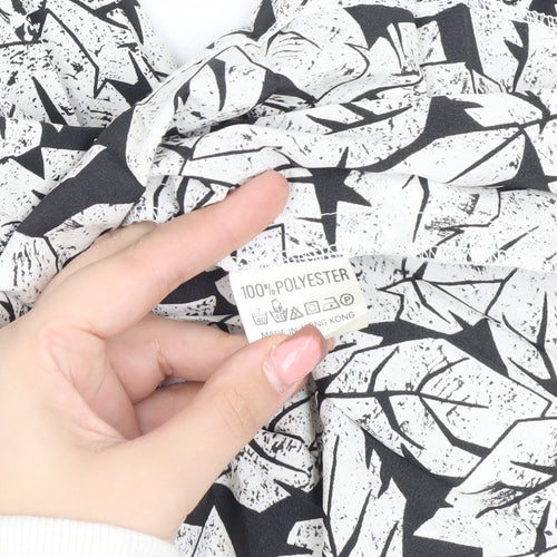 Eastex Women's Black Geometric Skirt Size 10