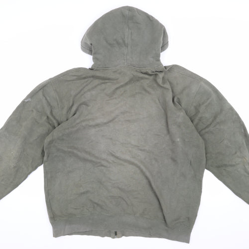 Hurley Men's Green Hooded Jacket XL Full Zip