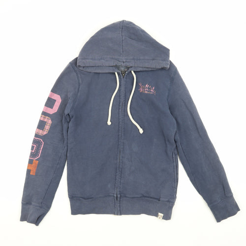 SoulCal & Co Unisex Blue Hooded Jacket S