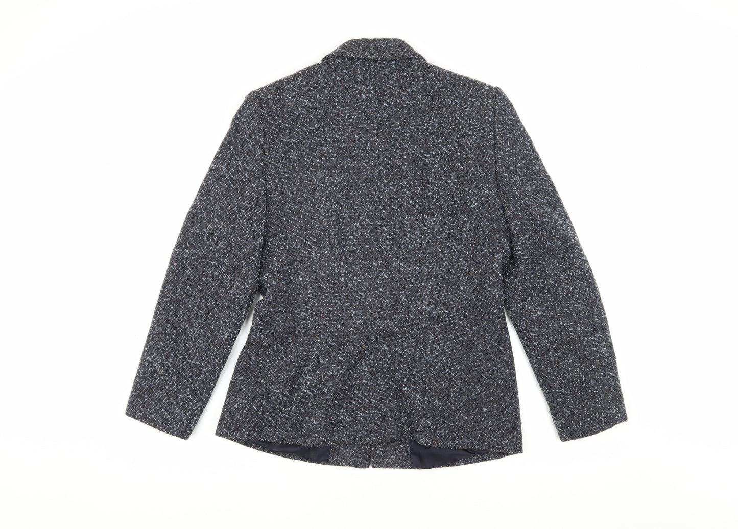Windsmoor Women's Grey Wool Tweed Mid-Length Coat