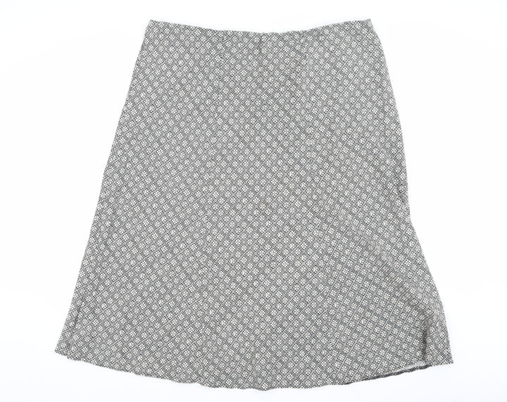 Marks and Spencer Women's A-Line Geometric Skirt, Size 22
