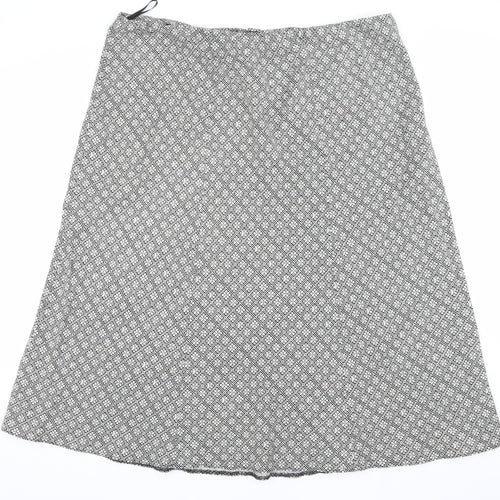 Marks and Spencer Women's A-Line Geometric Skirt, Size 22