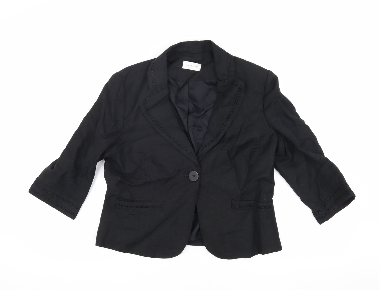 Minuet Petite Women’s Black Blazer Size 12