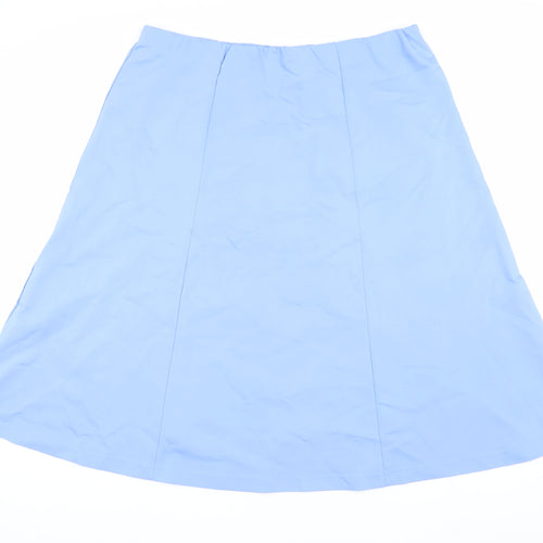 Country Collection Women's Blue A-Line Skirt Size 20