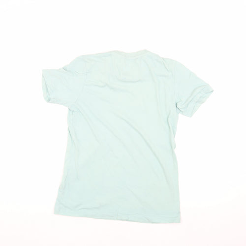 Defend Boys Blue Cotton T-Shirt, Size 13-14 Years