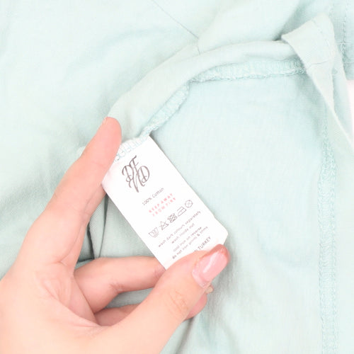 Defend Boys Blue Cotton T-Shirt, Size 13-14 Years