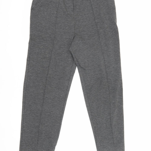 Honor Millburn Women's Grey Straight Trousers Size 12