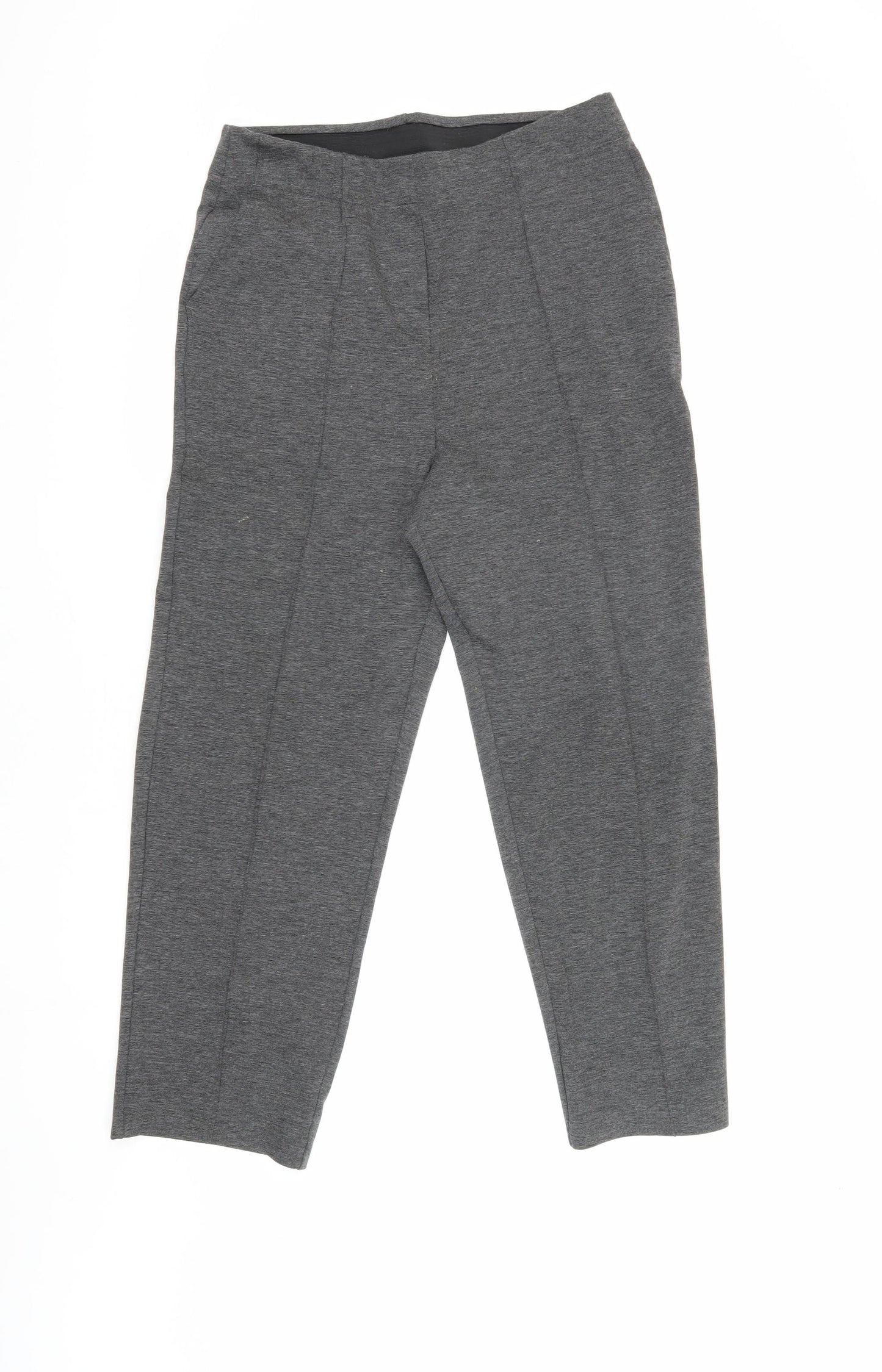 Honor Millburn Women's Grey Straight Trousers Size 12