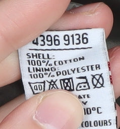 Ernie Women's Brown Military Hooded Jacket Size 16