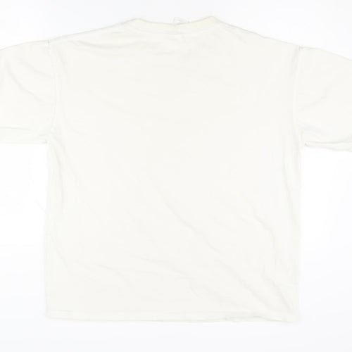 Remixed Men's White Retro Mario T-Shirt XL