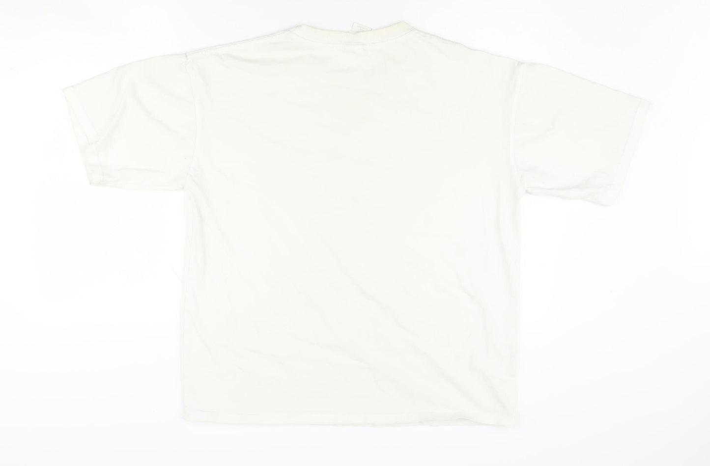 Remixed Men's White Retro Mario T-Shirt XL