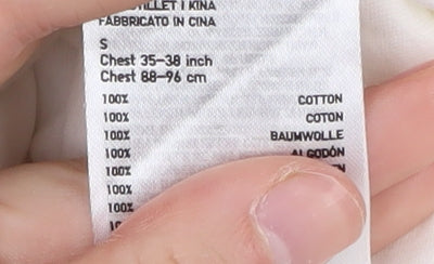 Uniqlo Women's Ivory Cotton Pullover, S, Cowl Neck