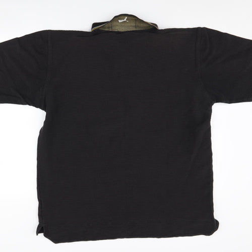 Puma Men's Black Polo Shirt L Collared Casual