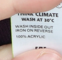 Marks and Spencer Men's Purple V-Neck Jumper 2XL