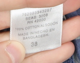 Route 66 Men's Multicoloured Plaid Cargo Shorts 38