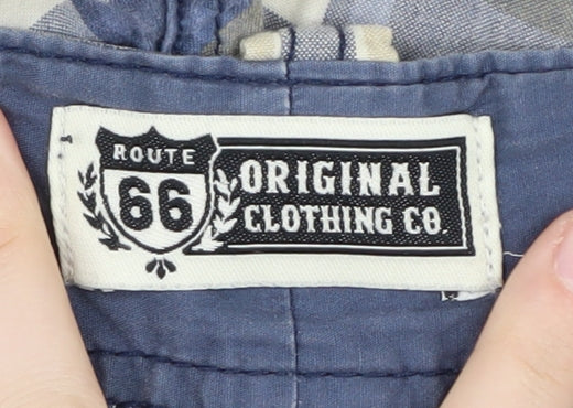 Route 66 Men's Multicoloured Plaid Cargo Shorts 38