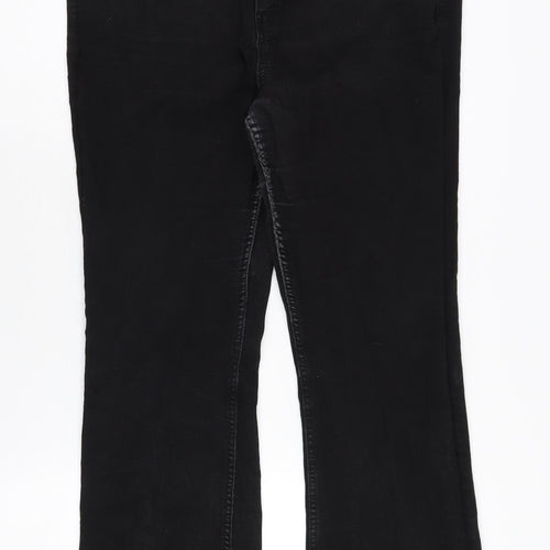Marks and Spencer Women's Black Bootcut Jeans, Size 18, Regular Fit