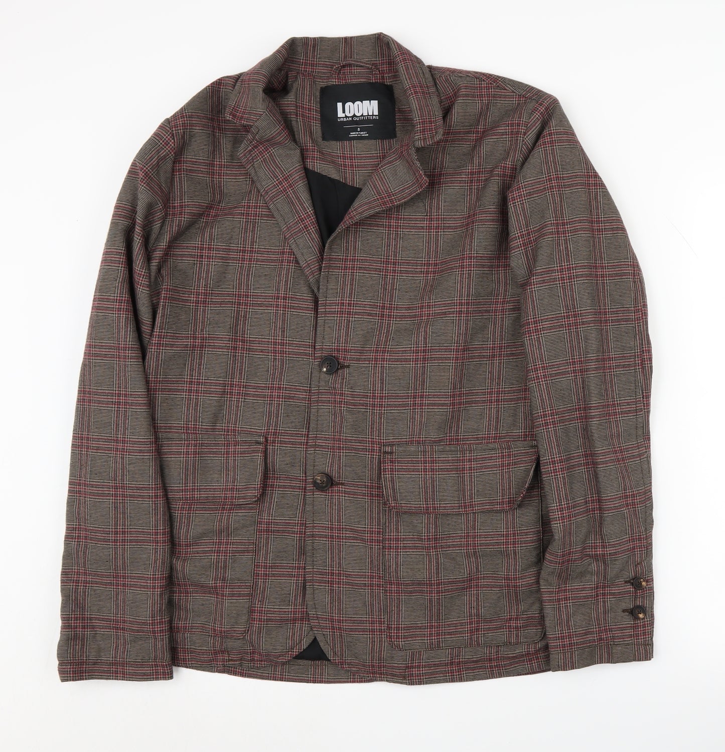Loom Urban Outfitters Men's Grey S Check Blazer