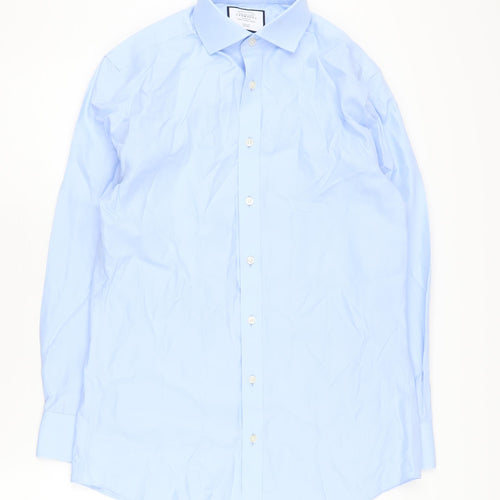 Charles Tyrwhitt Men's Sky Slim Fit Shirt, 15/32 - Blue