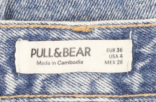 Pull & Bear Women’s Blue Straight Jeans, Size 8