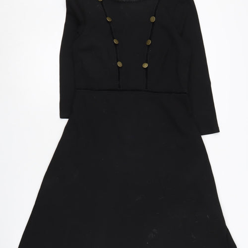 Monsoon Women's Black A-Line Dress Size 8