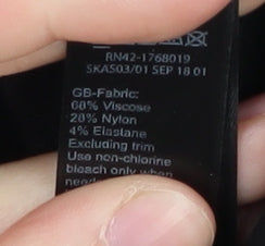 Monsoon Women's Black A-Line Dress Size 8