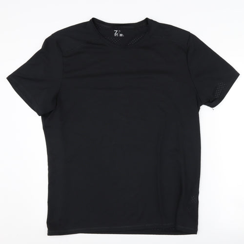 Zella Unisex Black T-Shirt L - Athletic Fit