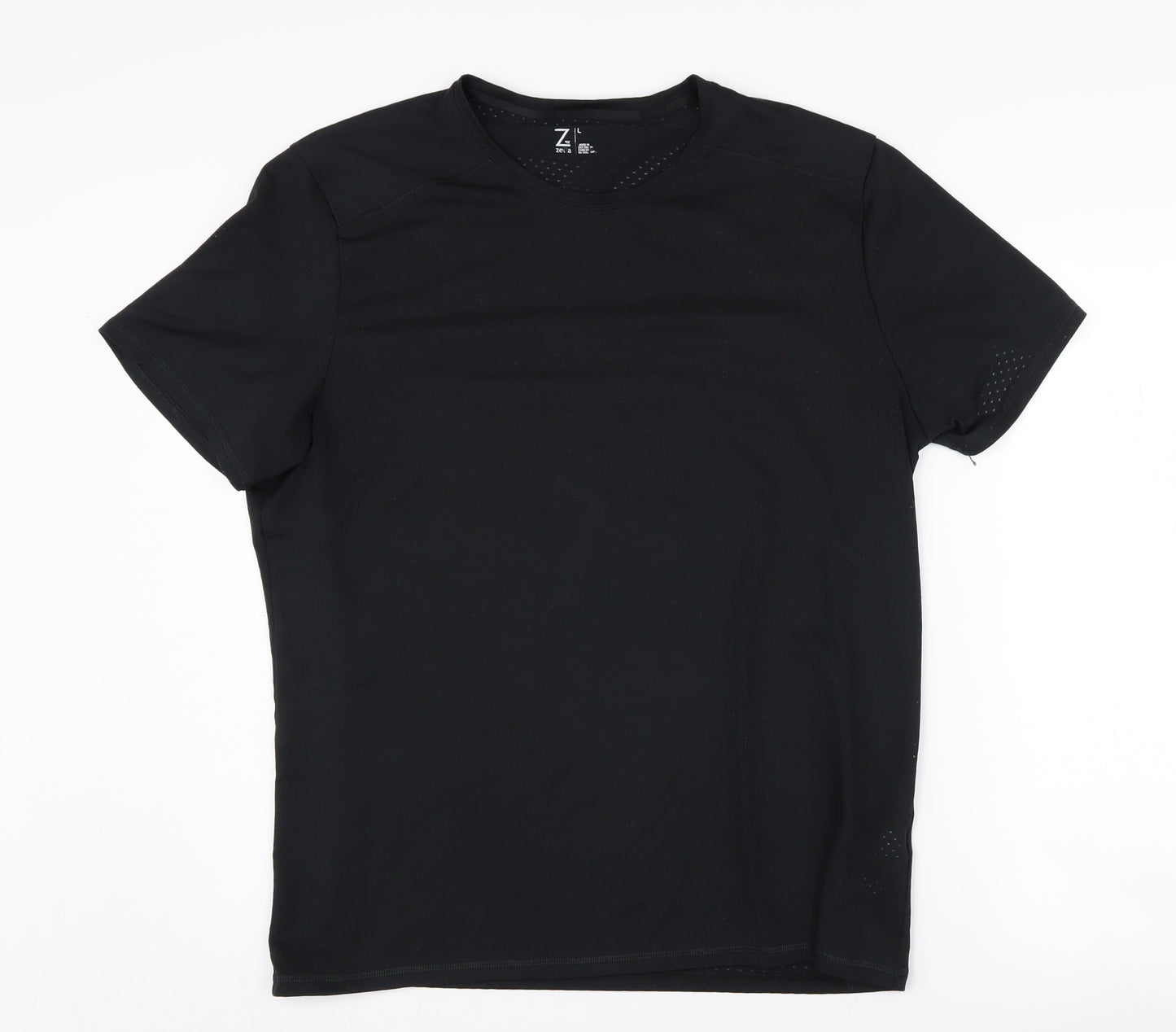 Zella Unisex Black T-Shirt L - Athletic Fit