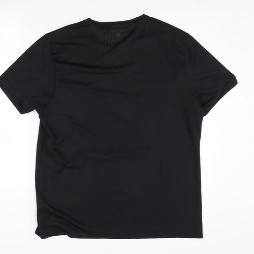 Zella Unisex Black T-Shirt L - Athletic Fit