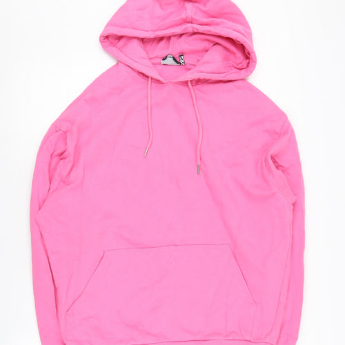 ASOS DESIGN Women's Pink Hoodie Medium