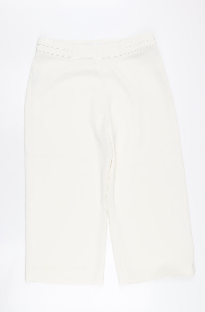 Wallis Women's White Trousers Size 12 New