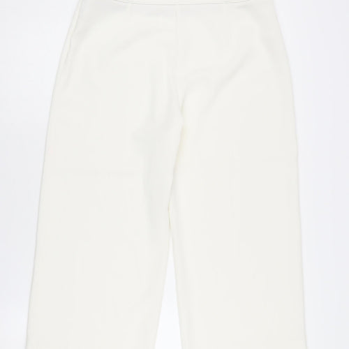 Wallis Women's White Trousers Size 12 New