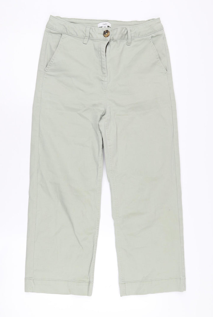 M&Co Women's Beige Chino Trousers, Size 8