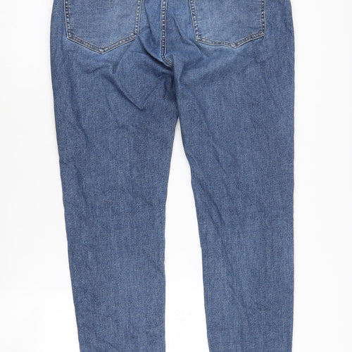 Uniqlo Men's Blue Straight Jeans Size 34