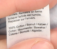 River Island Women's Blue Button-Up Shirt - Size 8