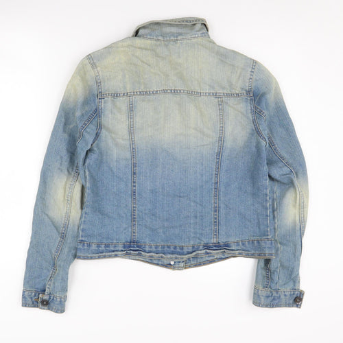New Look Women's Blue Denim Jacket Size 14