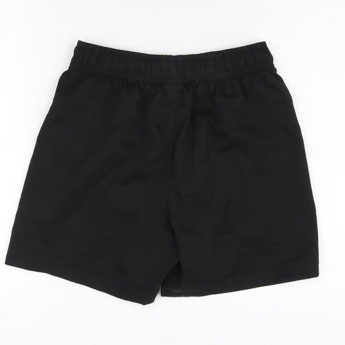 Puma Men's Black Athletic Shorts, Size S, Regular Fit