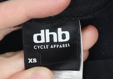 dhb Unisex Black Cycle Leggings XS Polyamide