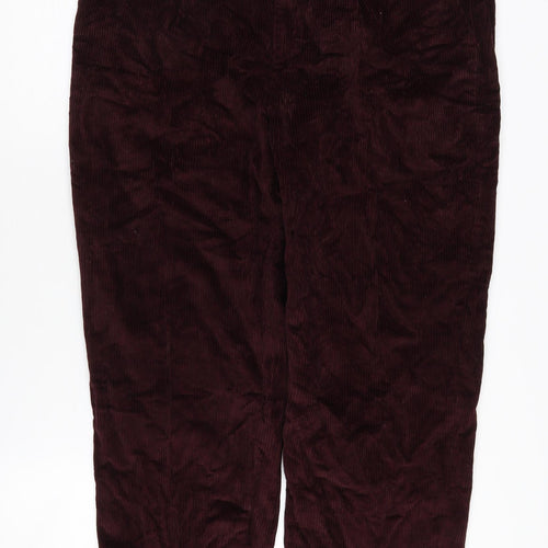Maine New England Men's Red Corduroy Trousers Size 36