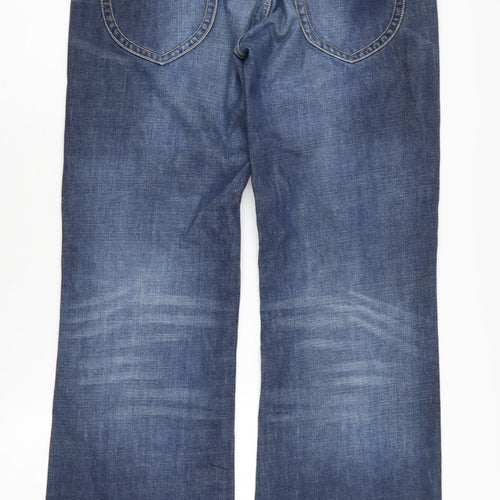 Topshop Women's Blue Straight Jeans Size 32
